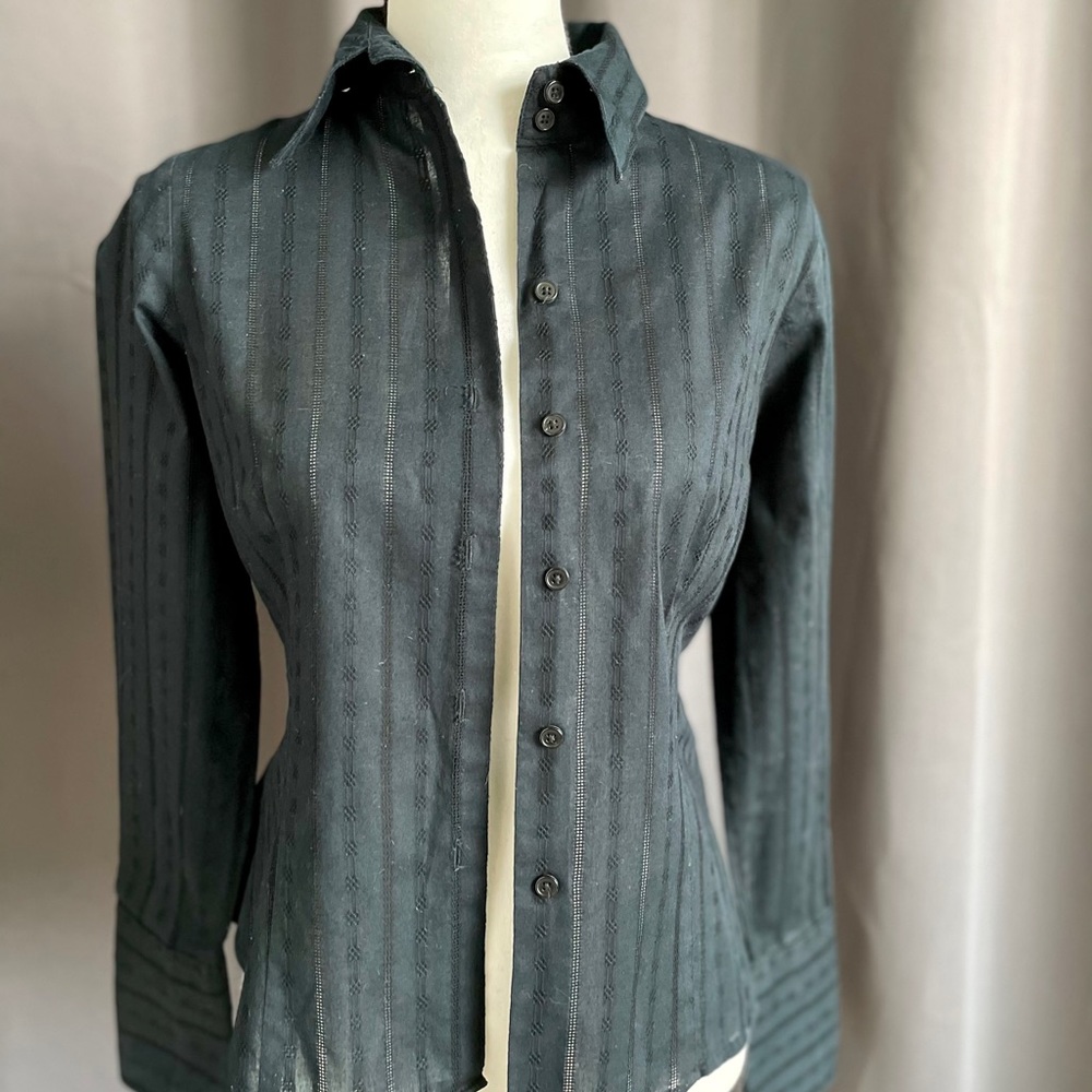 Zara Tailored Button Down Top